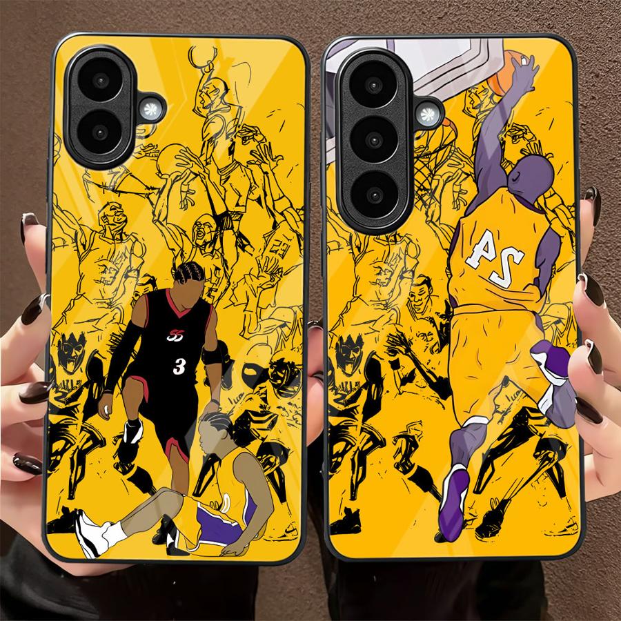 Samsung Galaxy A55 - เคสโทรศัพท์ลายการ์ตูนนักบาสเก็ตบอลสำหรับ Samsung Galaxy A56 A34 A32