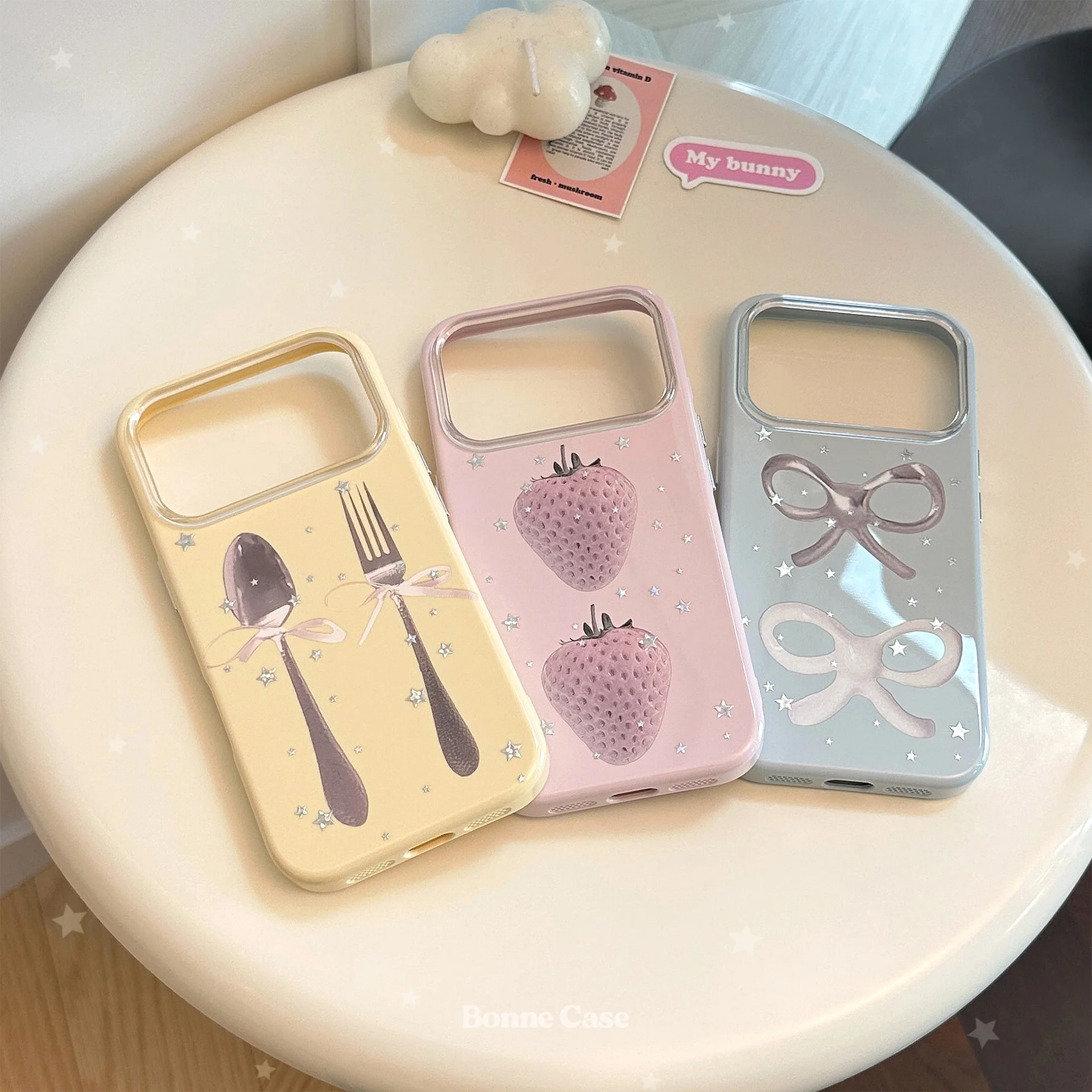 เคสโทรศัพท์ลายภาพประกอบดาวสีเง - Apple Iphone 15 Pro Max บทวิจารณ์และราคา